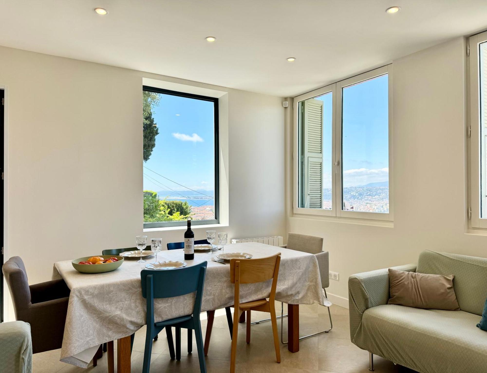 Jardin Avec Jacuzzi, Vue Et Montagne, Clim & Parking Nizza